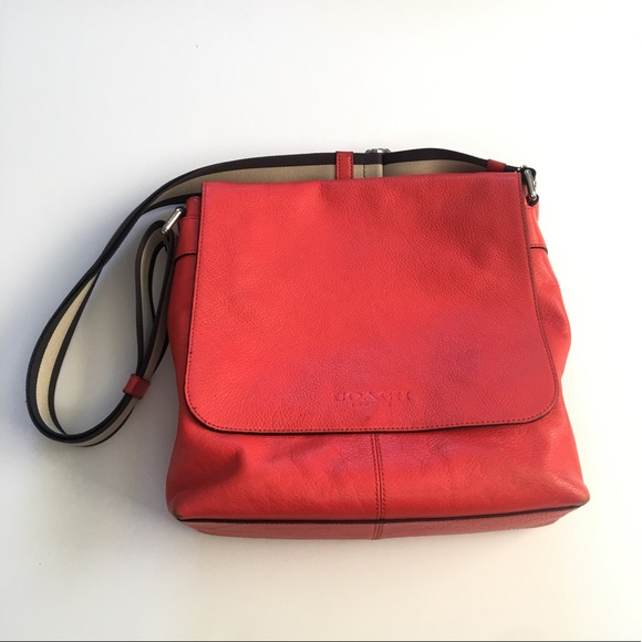 Coach Handbags - COACH Orange Shoulder Bag